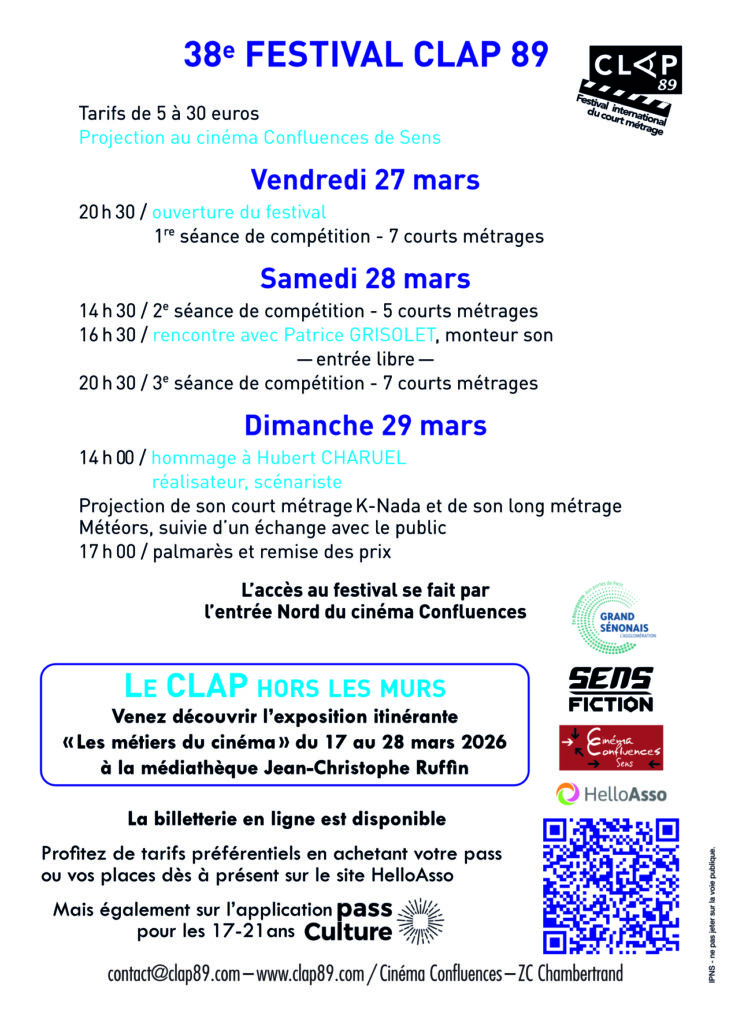 Programme 28e CLAP 89 de Sens